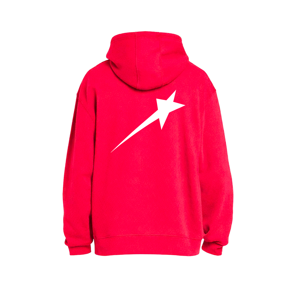 Ghoulz Star Zip Hoodie - Red