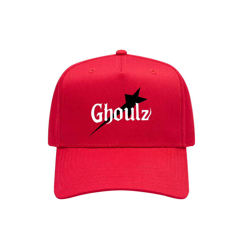 Ghoulz Star Baseball Hat - Red