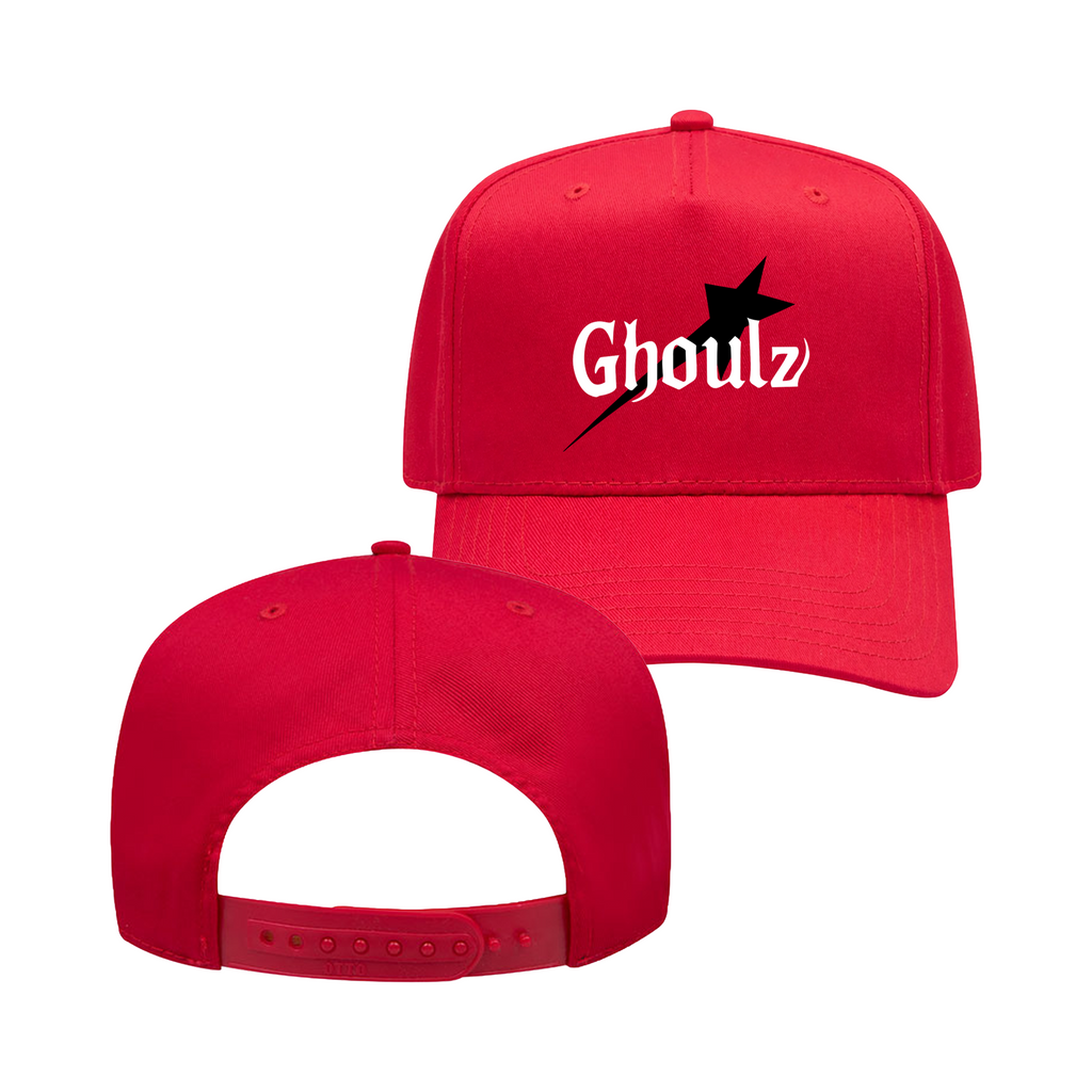 Ghoulz Star Baseball Hat - Red